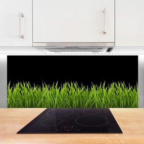 Szkło do Kuchni na Ścianę Naturalna Świeżość Murawy