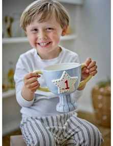 Ceramiczna ręcznie malowana osłonka na doniczkę Trophy – Bloomingville Mini