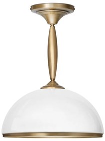 Krótka lampa mosiężna z dużym kloszem CR-S1KD