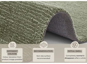 Ciemnozielony dywan Mint Rugs Supersoft, 160x230 cm