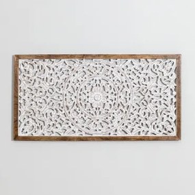 Panel Dekoracyjny (122x63 Cm) Asniki Vintage White Wood - Sklum
