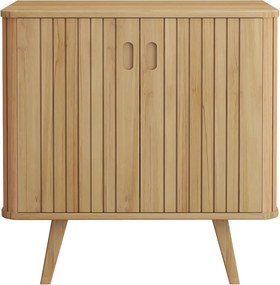 Szafka pod umywalkę na nóżkach z drewna tekowego - 80 cm - WAMENA