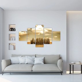 Obraz leśnej łąki (125x70 cm)