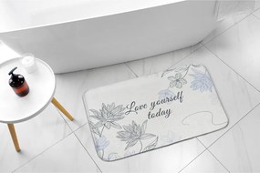 Dywanik łazienkowy Dywanik łazienkowy Kwiaty Minimalistyczny