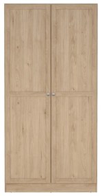 Szafa w dekorze dębu w naturalnym kolorze 99x200x62 cm Billund – Tvilum