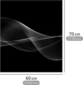 Płyta ochronna na ścianę przy kuchence ze szkła hartowanego 70x60 cm Smoke – Wenko
