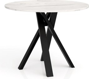 Stół do jadalni Ivo z okrągłym blatem 90 cm