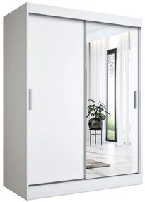 Biała szafa przesuwna 150 cm - Massi 4X