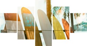 Obraz - Deski surfingowe (125x70 cm)