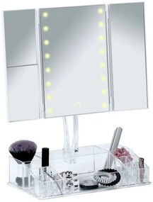 Lusterko kosmetyczne z organizerem FANANO LED, WENKO