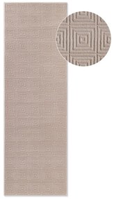 Beżowy chodnik 80x240 cm Perles Tourmaline – Elle Decoration