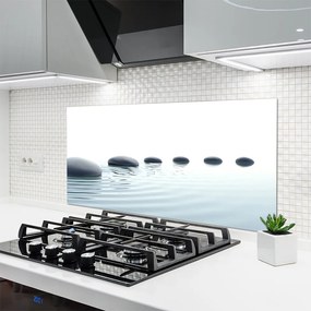 Panel Szklany Spokój Zen: Kamienie i Woda