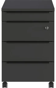 Antracytowa szafka z zamkiem 42x63 cm Mailand – Germania