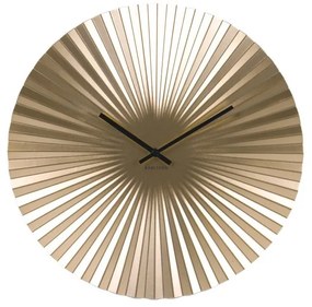 Zegar w kolorze złota Karlsson Sensu, ⌀ 40 cm