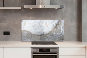 Panel szklany do Kuchni Naturalne Użylenie Marmuru