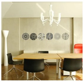 Naklejka Ambiance Grey And Black Circles