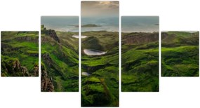 Obraz - Quiraing, Szkocja (125x70 cm)
