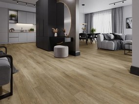 Mexen Clermont  próbka paneli winylowych SPC 6,5 mm, podkład IXPE 1,5 mm, 4 V-Fuga, Dąb - F1053-S