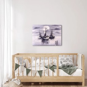 Obraz - Port, obraz olejny (70x50 cm)