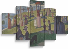 Obraz - Georges Seurat, A Sunday on La Grande Jatte, reprodukcje (125x70 cm)