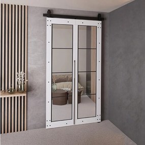 Drzwi Przesuwne QUDIO M6 Biały 90