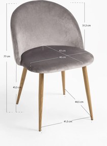 Silla Vint Terciopelo