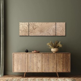 Obraz - Rysowane kwiaty (170x50 cm)
