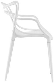 PROMOCJA Białe plastikowe krzesło KATO II. jakość