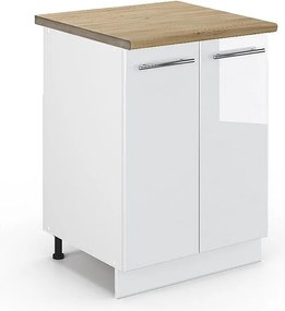 Szafki kuchenne biały wysoki połysk 60x60x82 fame-line