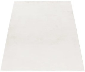 Dywan pluszowy Pouffy kremowy 60 cm x 110 cm