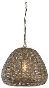 Lampa wisząca w kolorze brązu z metalowym kloszem ø 42 cm Finou – Light &amp; Living