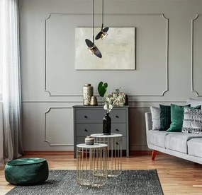 Wisząca lampa z dużym kloszem czarna Z9-G82