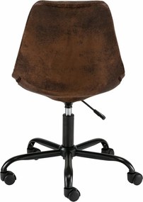 Brązowy fotel biurowy na kółkach Støraa Dennis