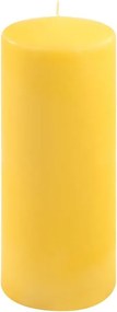 Zestaw świec filarowych, 25 cm, Ø 10 cm, żółte, 4 szt.