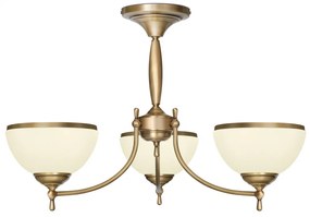 Niski żyrandol mosiężny CR-S3AKE