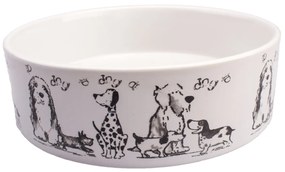 Ceramiczna miska dla psa Dog friends, 15 x 5 cm