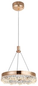LAMPA WISZĄCA LED LHJ097-CP JASNE RÓŻOWE ZŁOTO