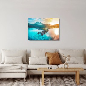 Obraz na szkle - Bora Bora (70x50 cm)