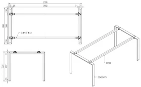 Stół konferencyjny PRIMO INFINITY 1800 x 900 x 750 mm, biały