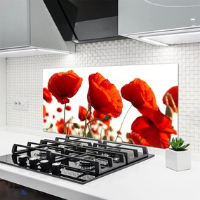 Panel Kuchenny Czerwone Maki O Poranku
