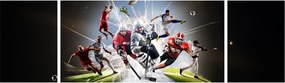 Obraz - Sportowcy (170x50 cm)