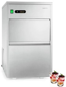 Klarstein Powericer 26kg/24h 6L Kostkarka do Lodu Gastronomiczna Srebrny