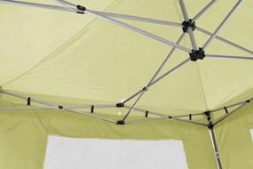 Pawilon ogrodowy Profi rozkładany 3 x 3 m - champagne 2 ściany