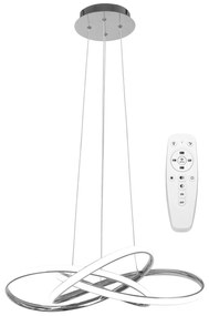 Lampa sufitowa nowoczesna LED + PILOT APP816-CP Node Chrom