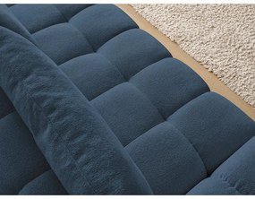 Ciemnoniebieska sofa z tkaniny szenilowej 278 cm Everest – Bobochic Paris