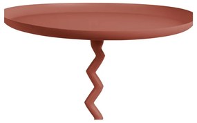Metalowy okrągły stolik ø 40 cm Zig Zag – Leitmotiv
