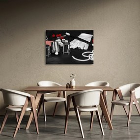 Obraz na szkle - rzeczy magika (70x50 cm)