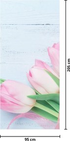 Fototapeta na drzwi - Bukiet tulipanów (95x205cm)