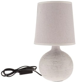 Ceramiczna lampa stołowa Luna, 29 cm, beżowa