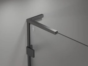 Mexen Lunar L parawan nawannowy 1-skrzydłowy 80 x 150 cm, transparent, gun gray szczotkowany - 897L-080-000-66-00